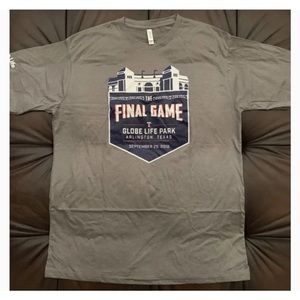 Texas Rangers Final Game Globe Life Park  XL MLB Baseball (box‎ 11)